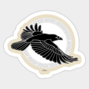 Crow Silhouette Sticker